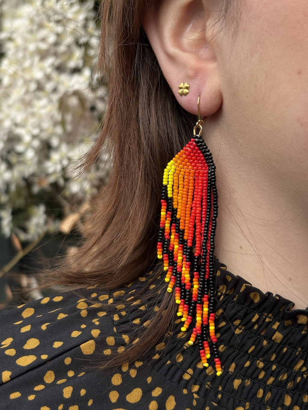 Desert Sun Fringe Oorbellen