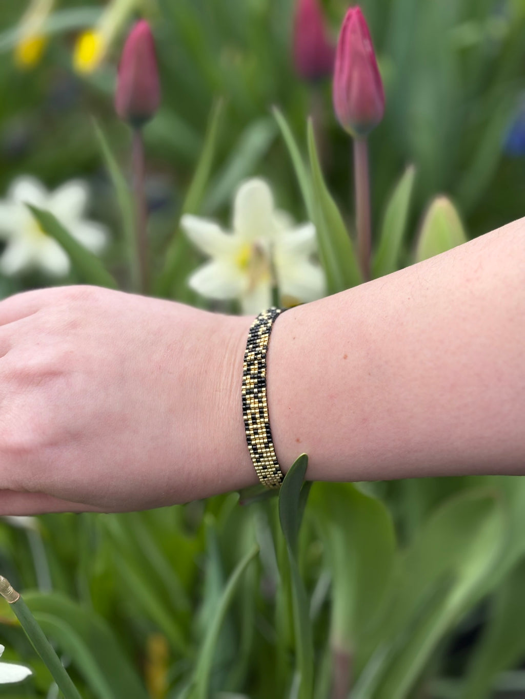 Golden Maze Armband