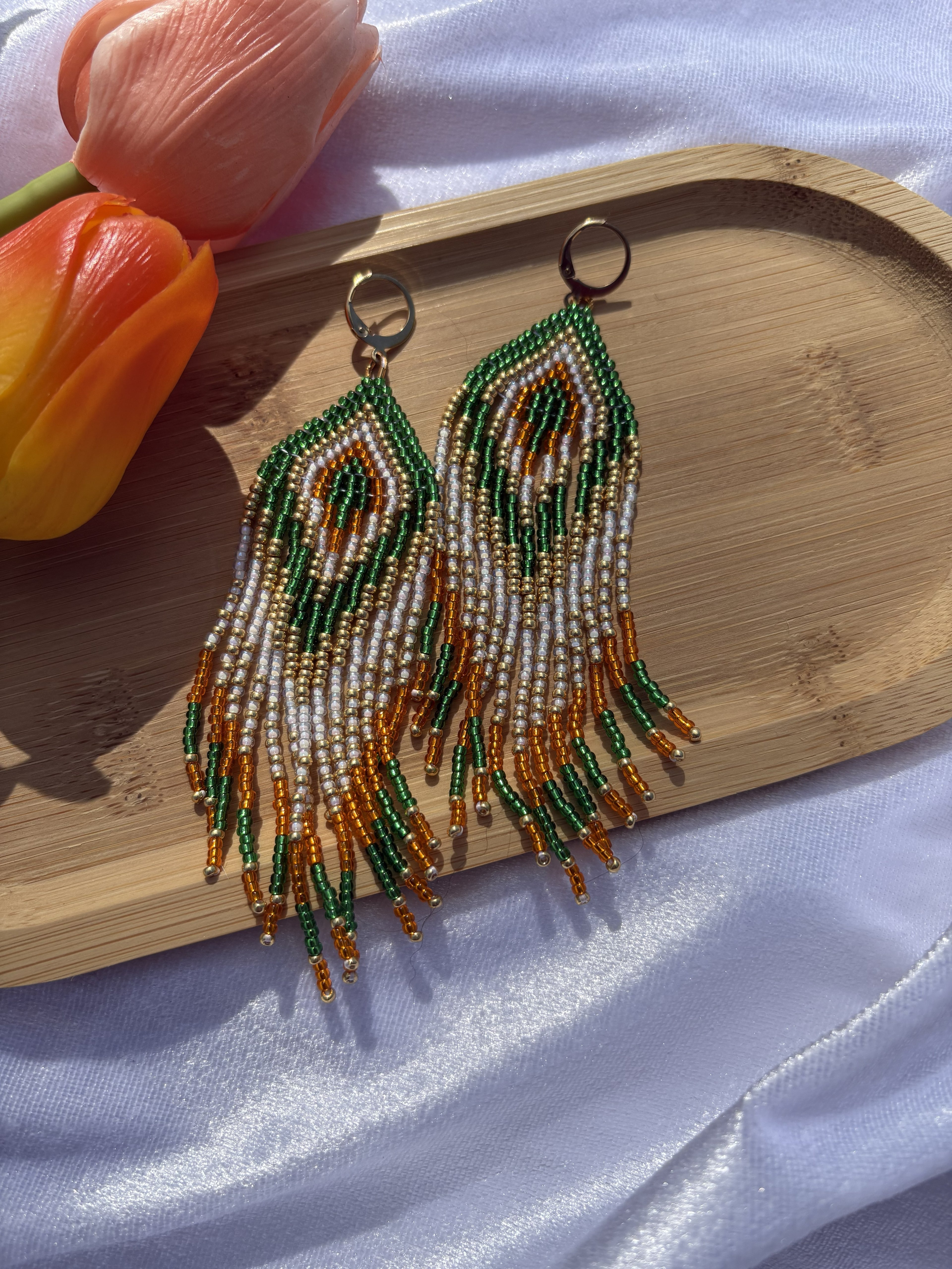 Spring Forest Fringe Oorbellen