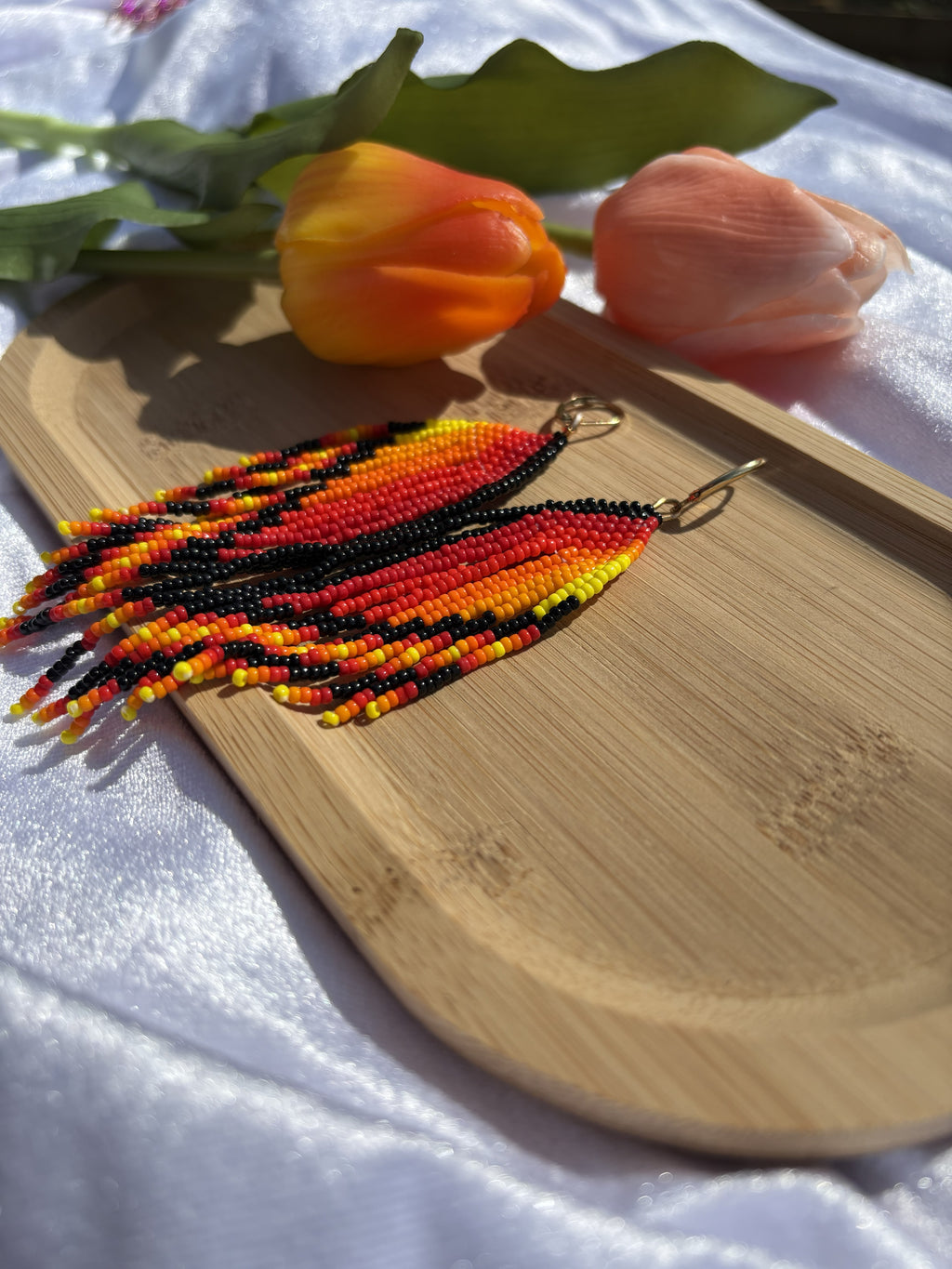 Desert Sun Fringe Oorbellen